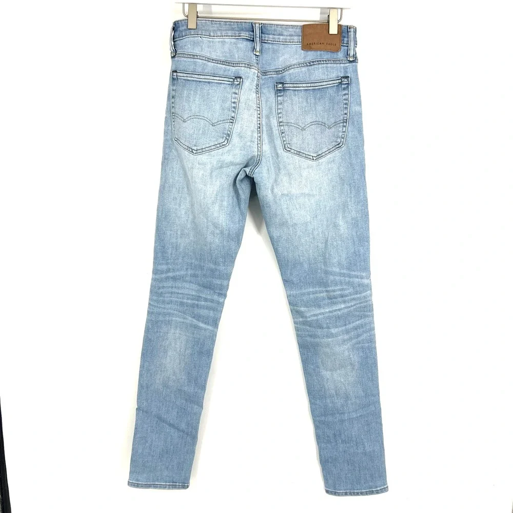 American Eagle Airflex + Temp Tech Athletic Skinny‎ Jeans Mens Size 29x32 Blue